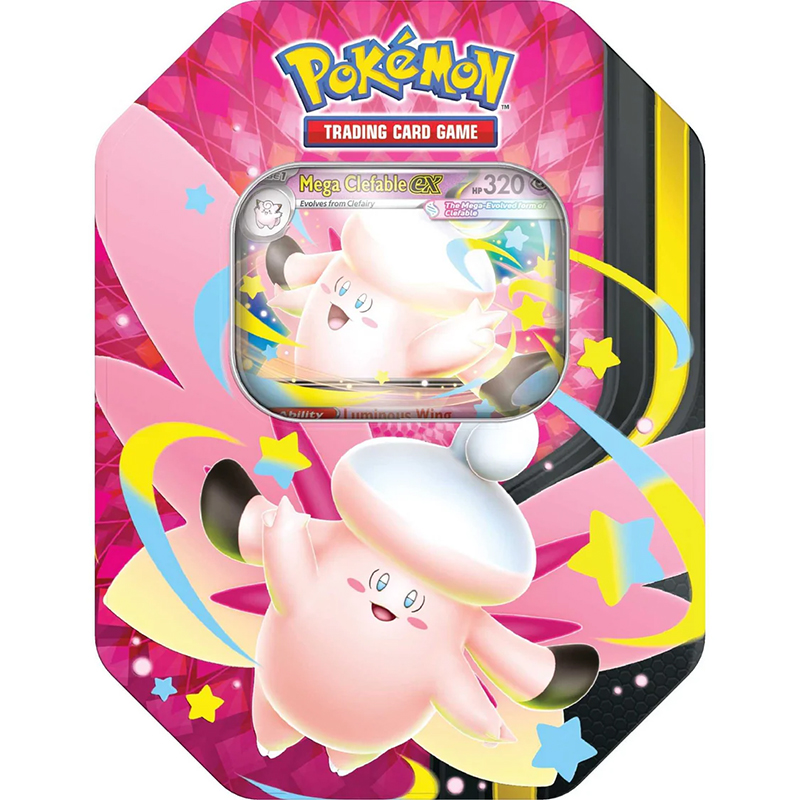 Pokémon Mega Mega Moonlit Tin - Mega Clefable Ex
