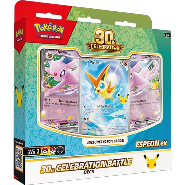 Pokémon TCG: Battle Deck Espeon ex - 30th Celebration