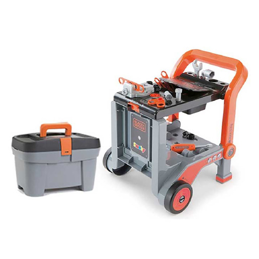Smoby Black + Decker Workmate Workbench with Tools