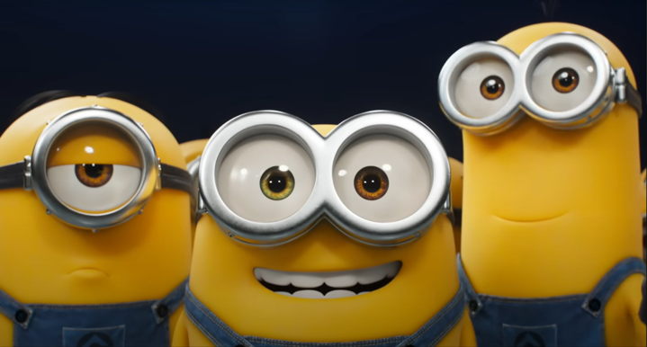 Kevin, Stuart and Bob from Minions.