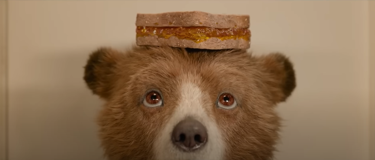 Paddington three with marmalade sandwich.