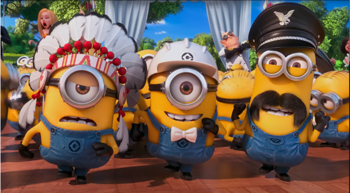Group of Minions from the movie.