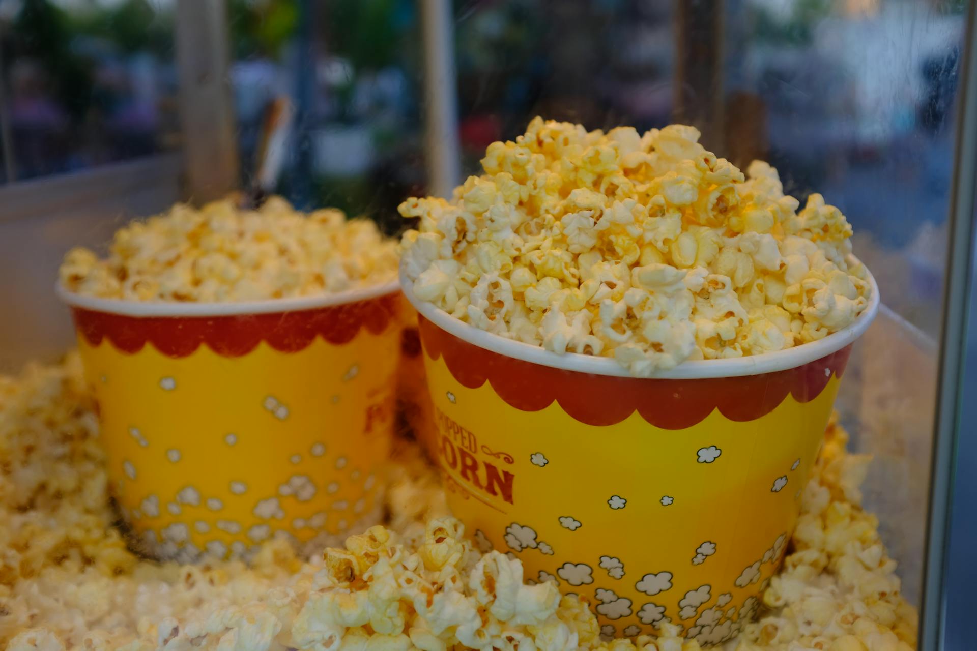 Popcorn at the cinema.