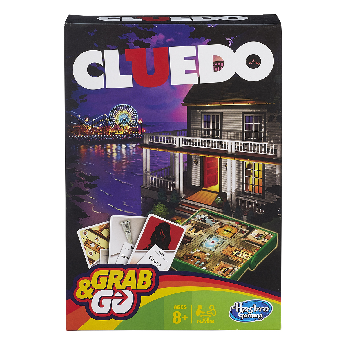 GAMING CLUEDO THE CLASSIC DETECTIVE BOARD GAME, MULTICOLOR