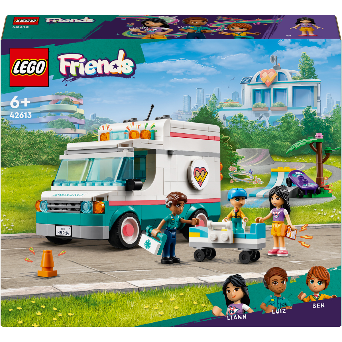 LEGO Friends Heartlake City Hospital Ambulance Set 42613 | The