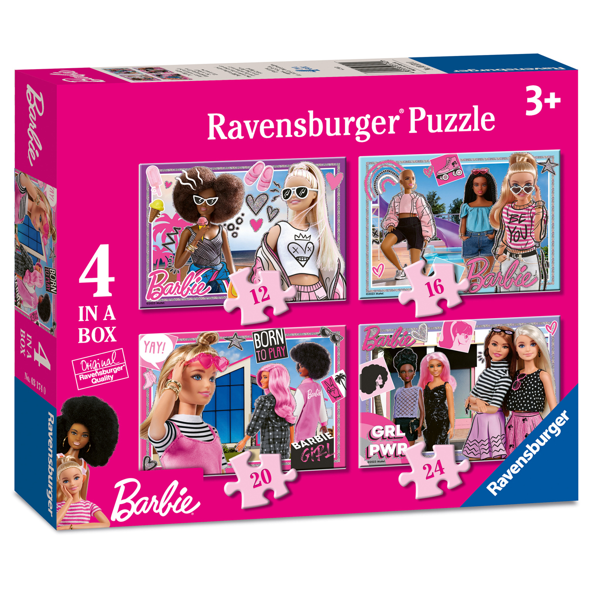 Puzzle 4in1 Barbie, 1 - 39 pieces