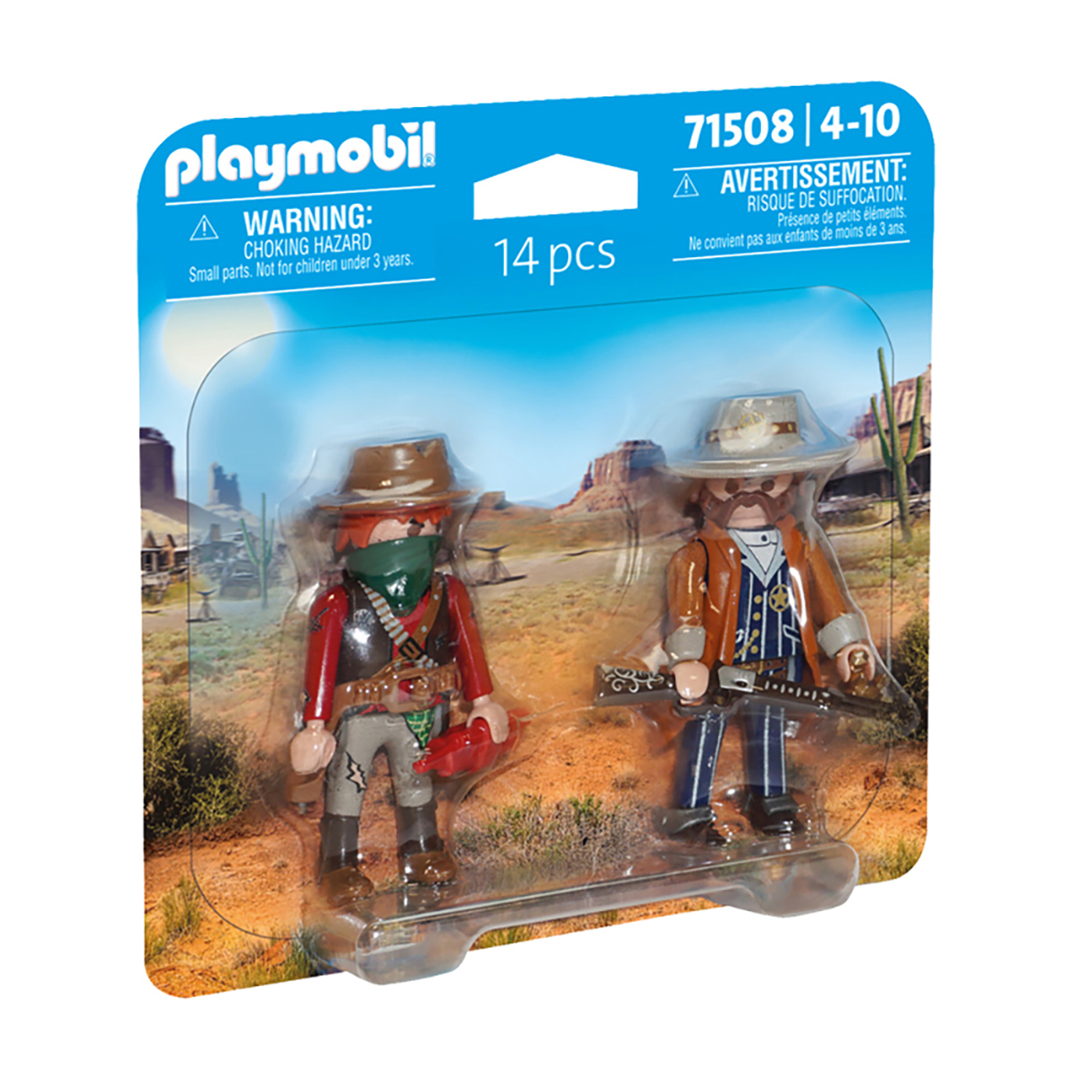 Playmobil 71508 Bandit and Sheriff DuoPack Construction Set | The  Entertainer