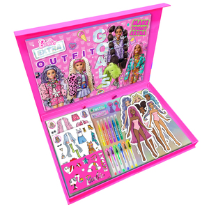 Barbie Extra Bandana Printing Set Doll Multicolor
