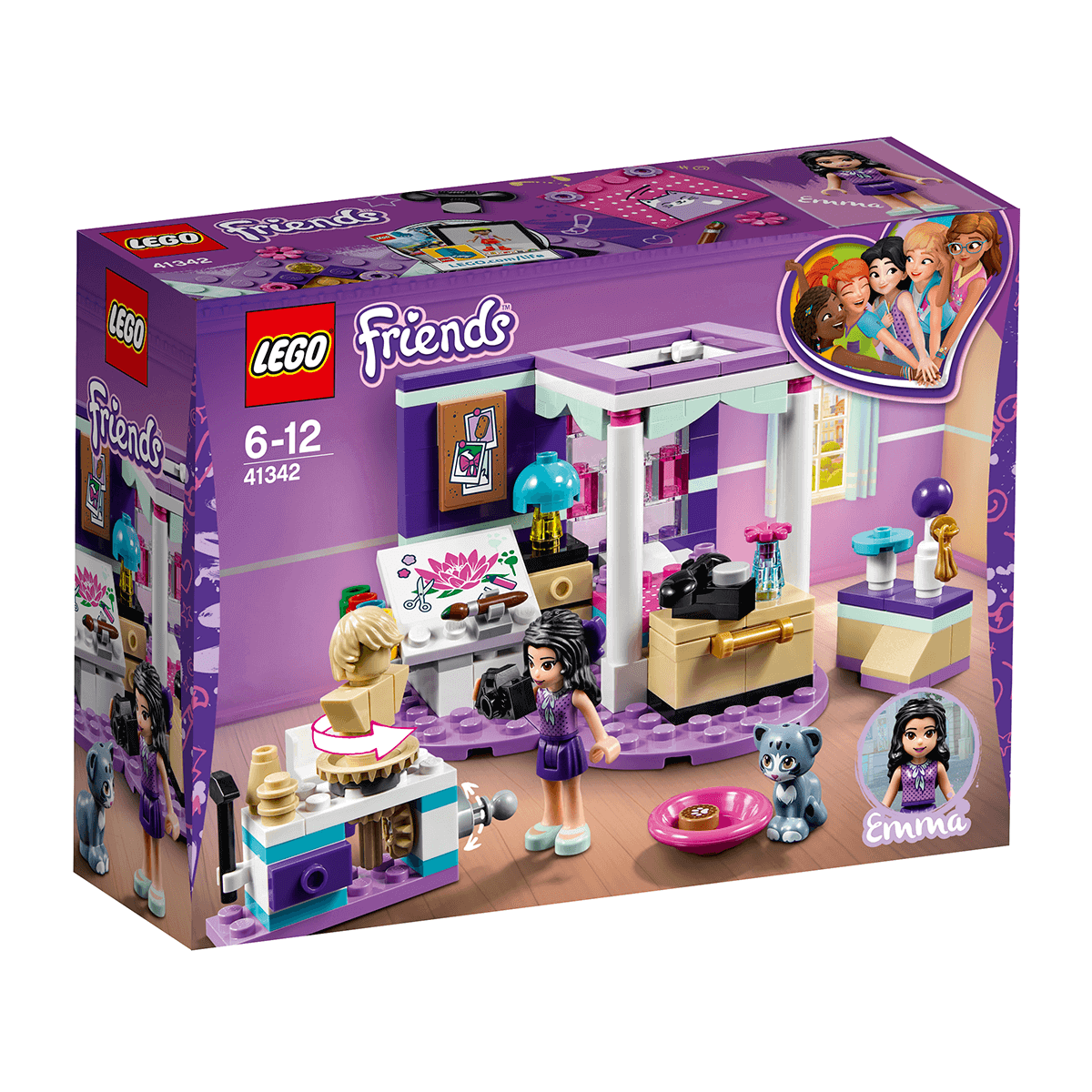 Lego Friends Emma S Deluxe Bedroom 41342