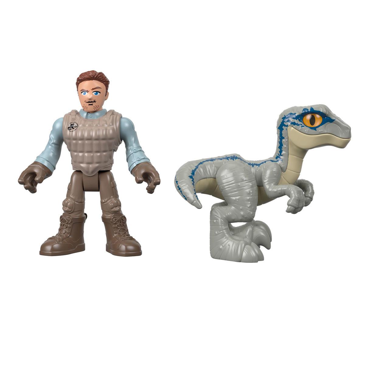 jurassic world owen and blue toy