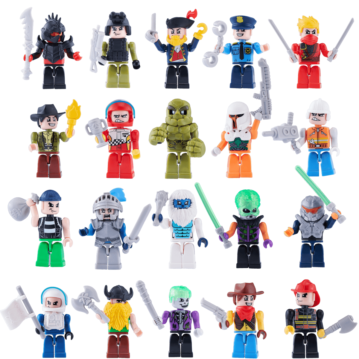  MAX Build More Mini Figure Set - 15 Figures By ZURU (Styles Vary)