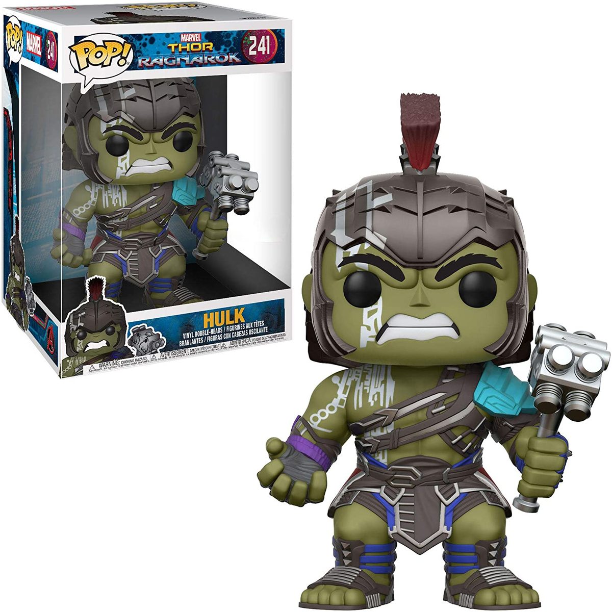  Funko Pop! Marvel: Thor Ragnarok - Super Sized 25cm Hulk Bobble-Head