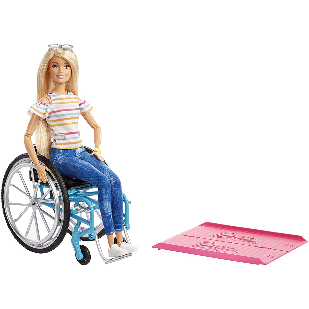  Barbie Doll and Wheelchair - Blonde Hair