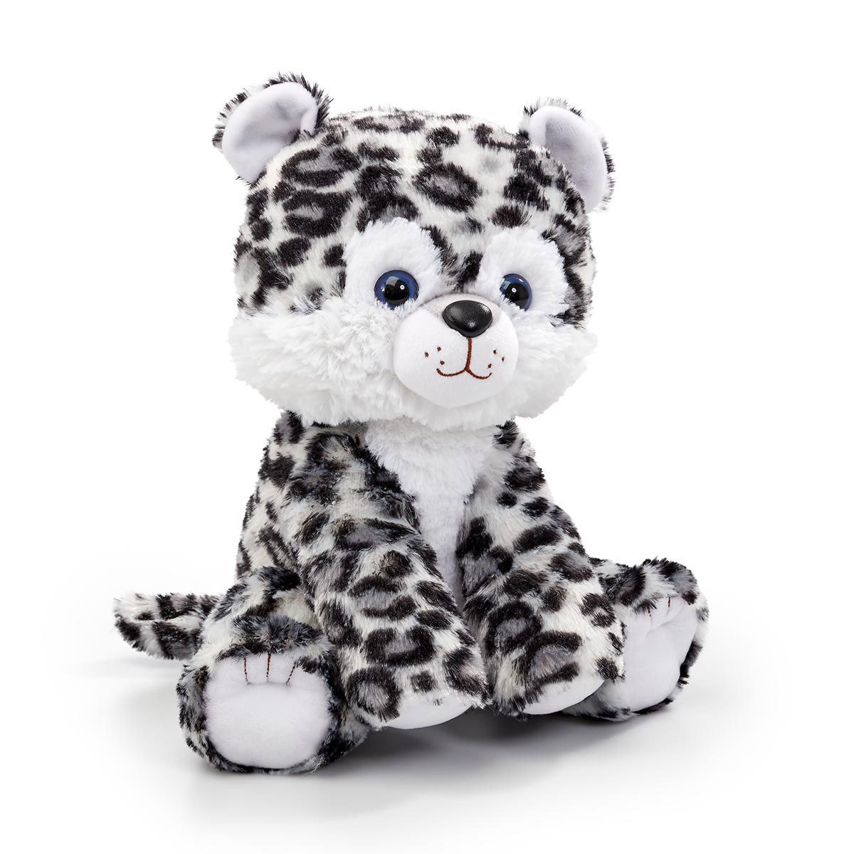  Snuggle Buddies 30cm Endangered Animals Plush Toy - Snow Leopard