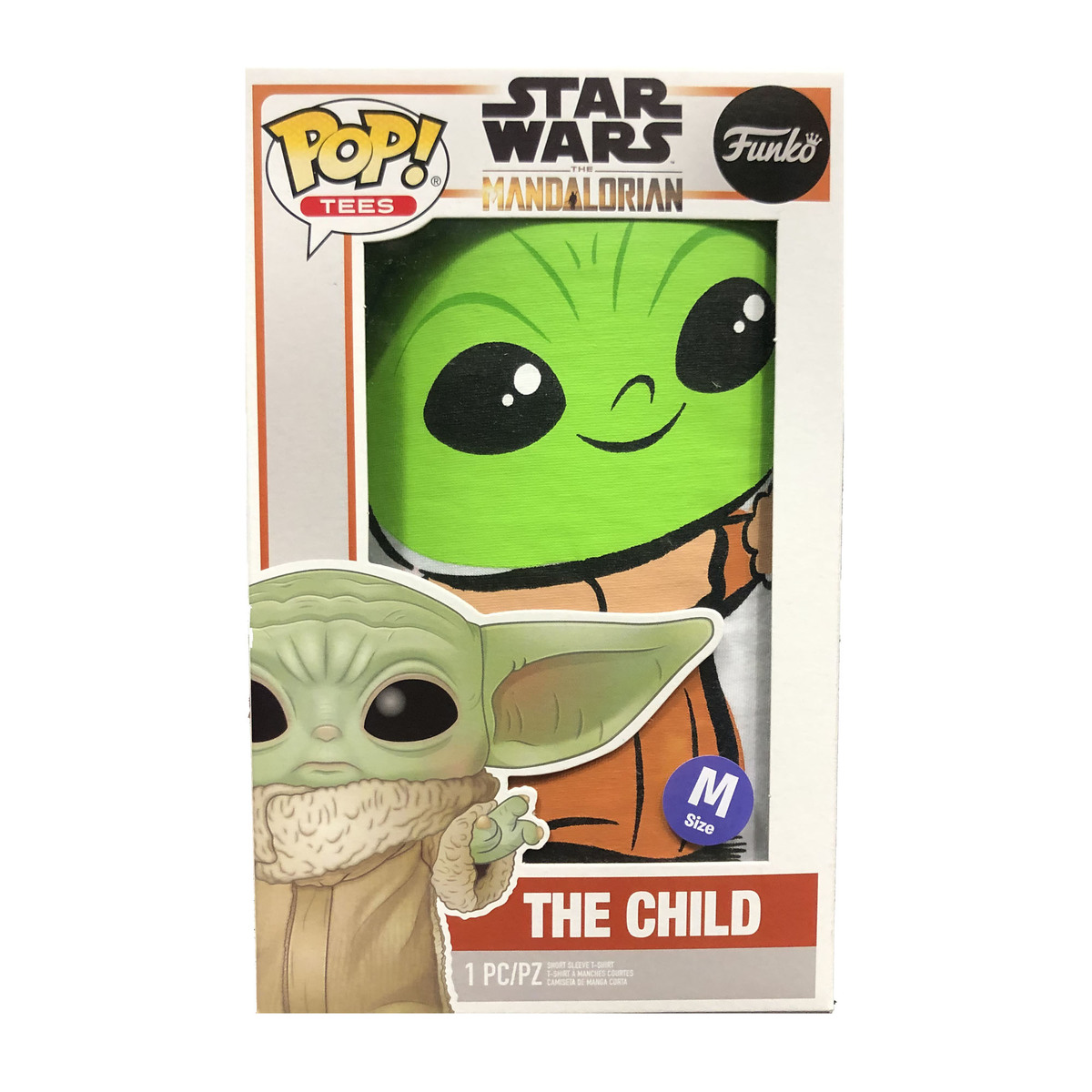  Funko Pop! Tees: Star Wars The Mandalorian - The Child (Medium)