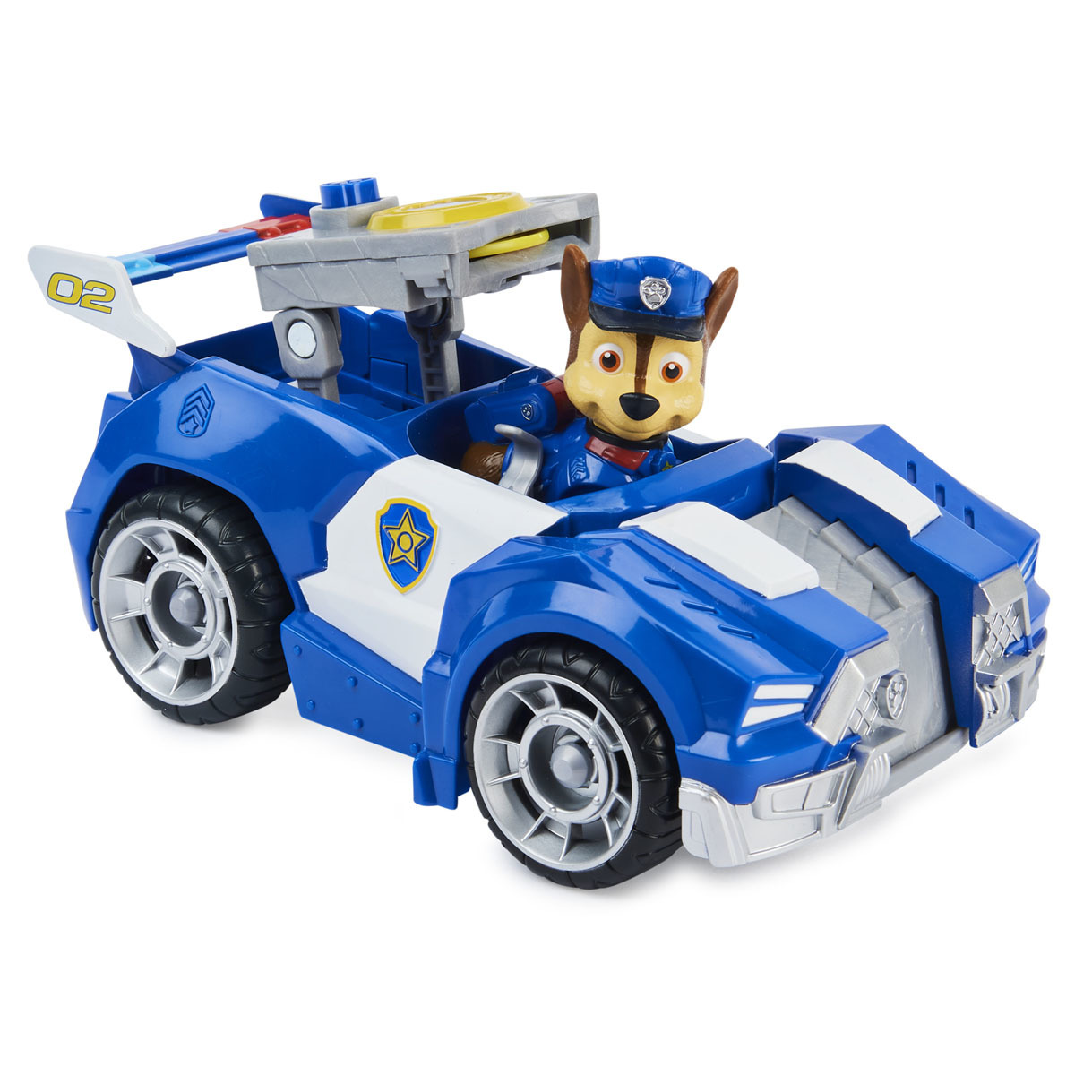 Paw Patrol The Movie Deluxe Vehicle Pup Figure Chase The