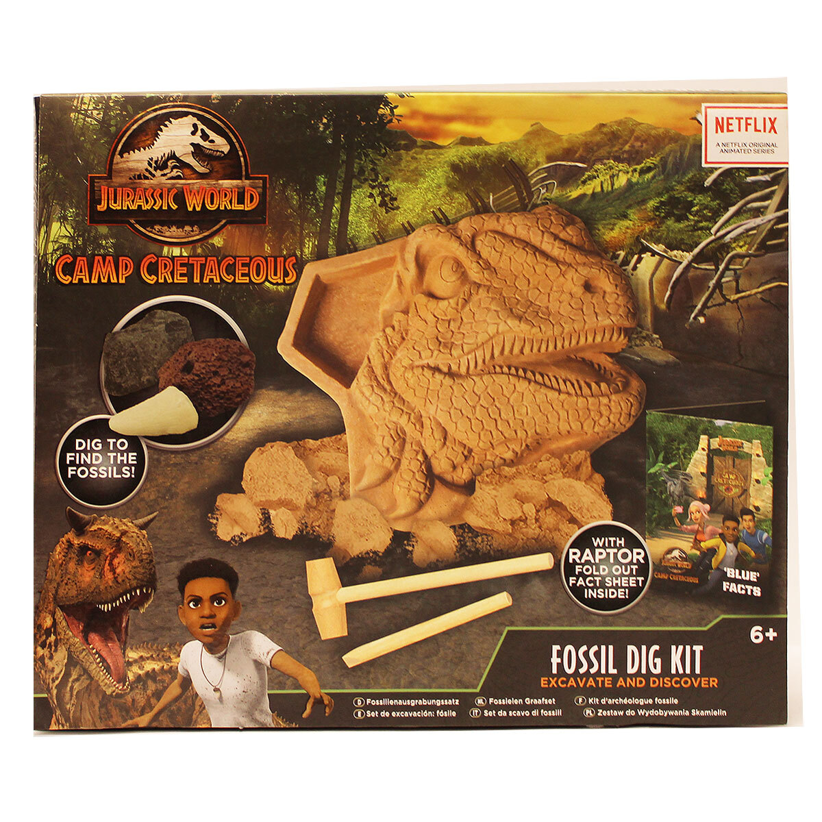 Jurassic World Camp Cretaceous Fossil Dig Kit | The Entertainer