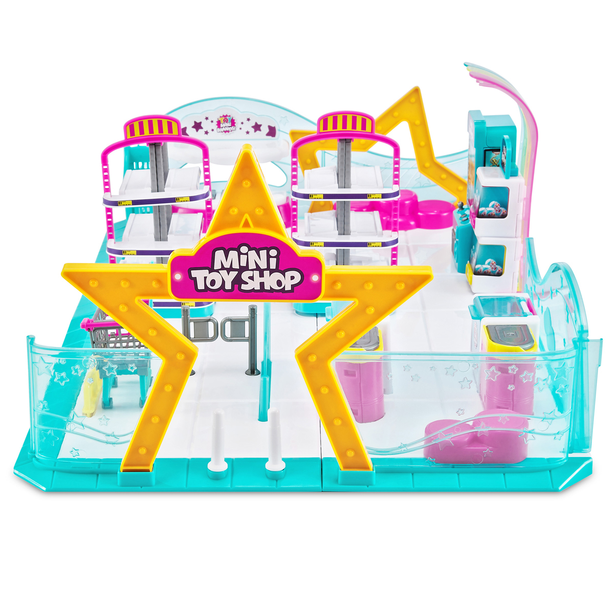Disney Store Mini Brands Toy Store Playset with 2 Exclusive Minis by ZURU 