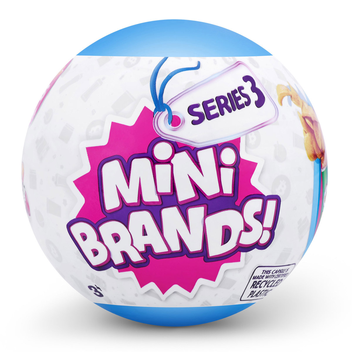 5 Surprise Mini Brands Series 3 - Mystery Brand Collectibles Made by Zuru -  2 Pack, Multicolor