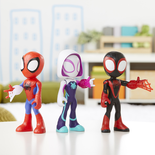 Marvel Spidey and His Amazing Friends Supersized Hero Figures Multipack, 3  Large Action Figures, Preschool Super Hero Toy, Ages 3 and Up (