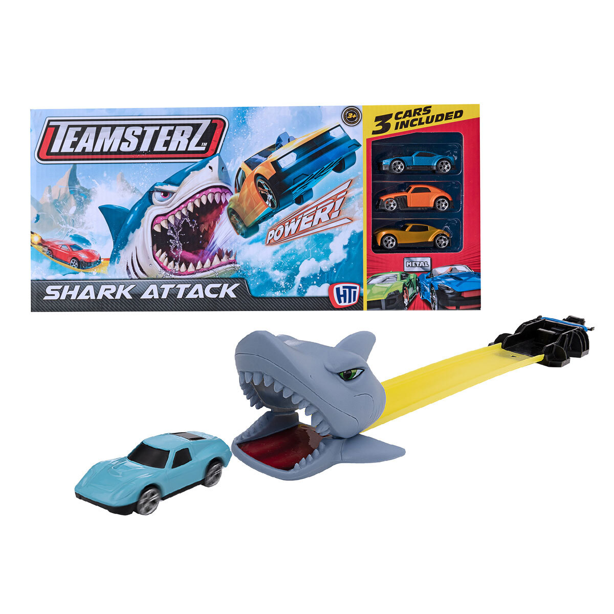 Teamsterz Shark Attack Playset with 3 Cars