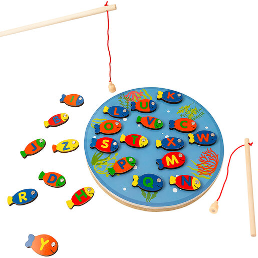 Wood Works Magnetic Fishing Game