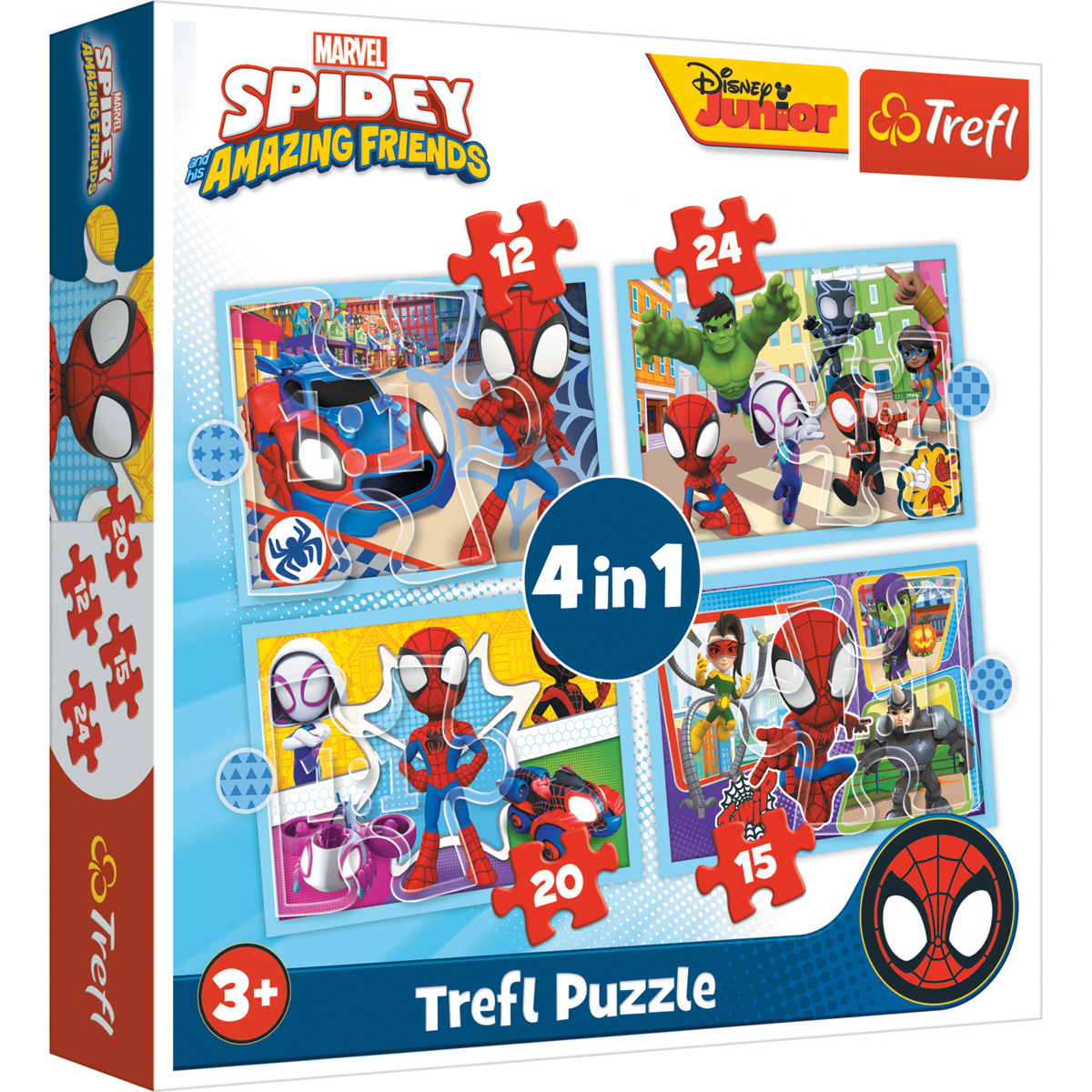 TREFL - Jigsaw Puzzle Spider-Man To Back-to-Front – 100 Parts TRF16347