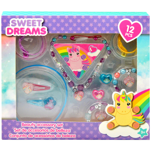 Image of Sweet Dreams Beauty Accessory Set 12 Pieces