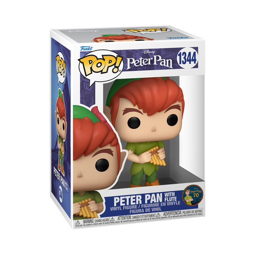 Image of Funko Pop! Disney Peter Pan - Peter Pan with Flute Vinyl Figure
