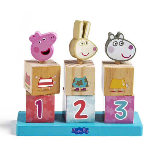 Image of Peppa Pig Wooden Stacking Puzzle