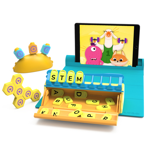 Image of "Plugo STEM Wiz Pack by PlayShifu 3-in-1 Words, Maths and Magnetic Blocks"