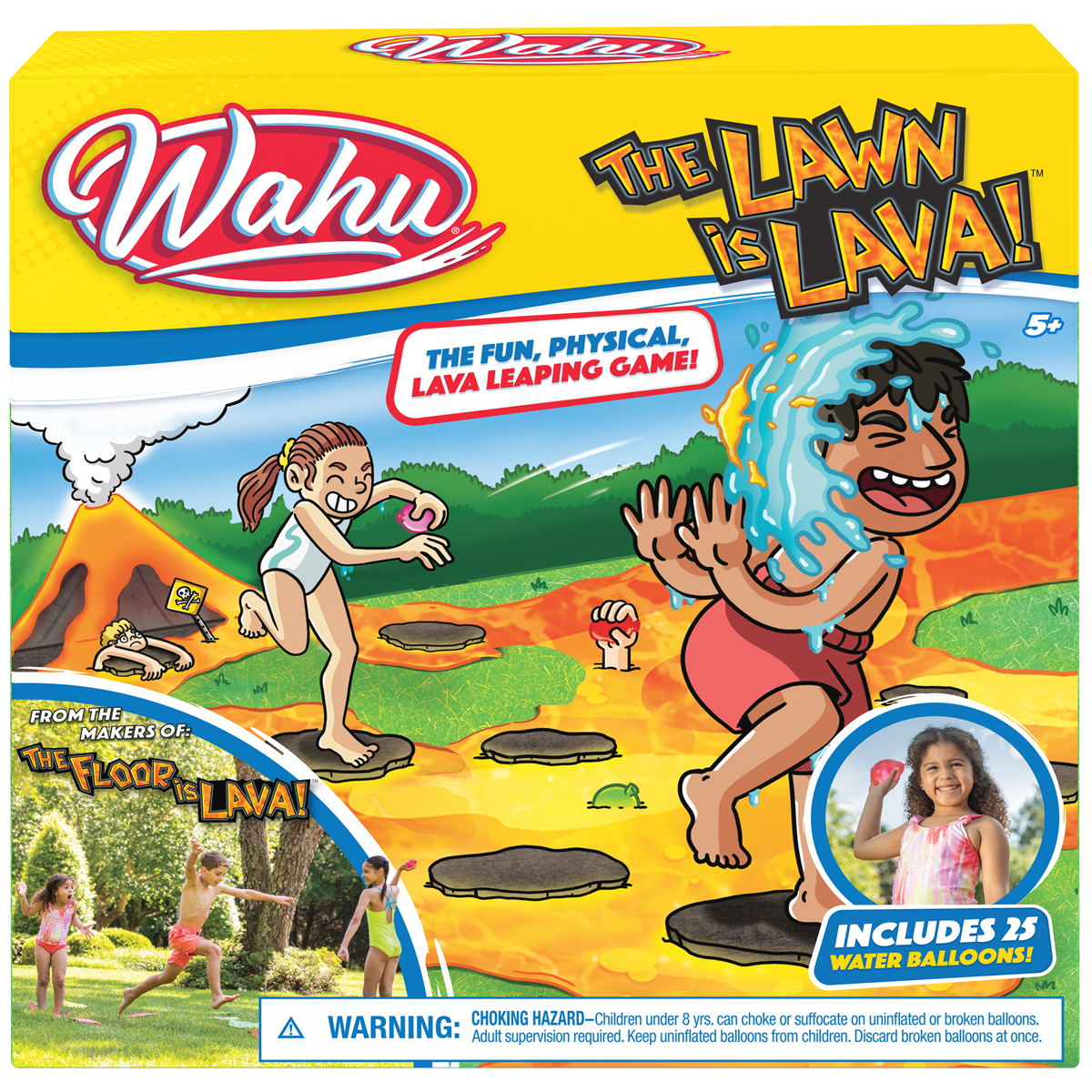 Wahu The Lawn Is Lava Game | The Entertainer