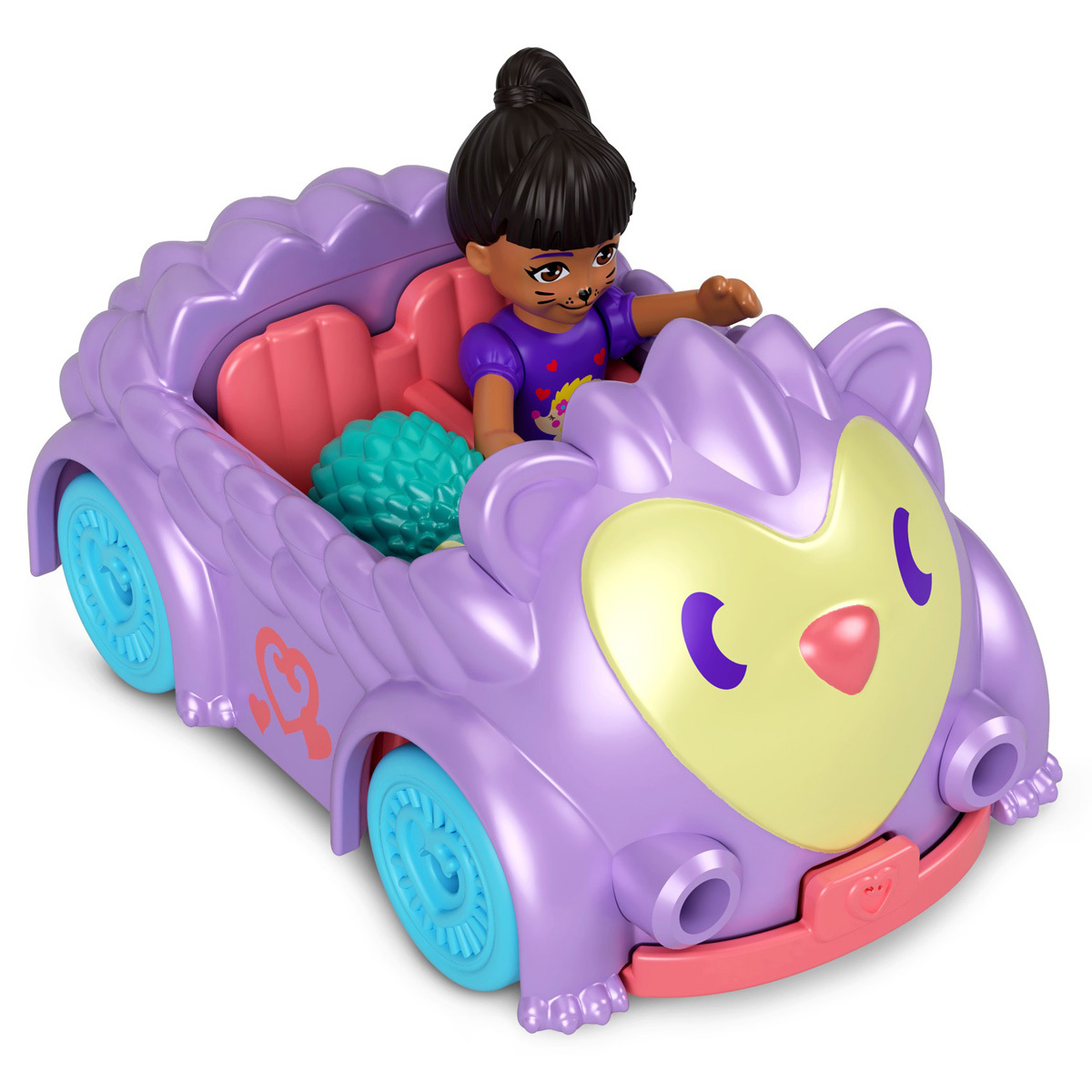 Polly Pocket Pocketville Hedgehog Car Playset The Entertainer