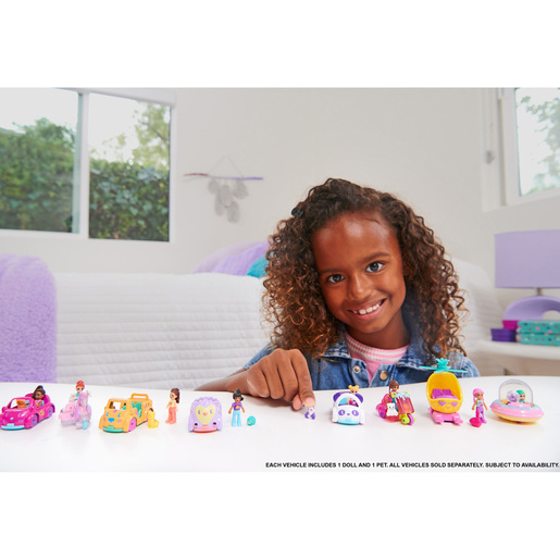 Polly Pocket Pocketville Hedgehog Car Playset