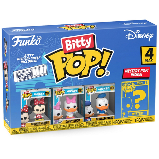 Image of Funko Bitty Pop! Disney - Minnie Mouse 4 Pack Mini Vinyl Figures