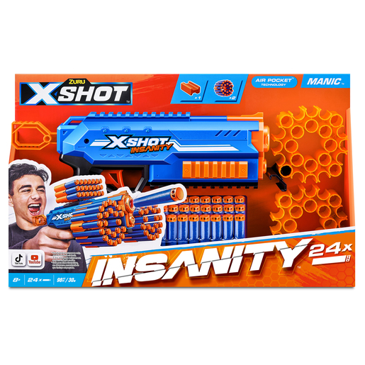 X-Shot Insanity Mad Mega Barrel by ZURU – The Entertainer Pakistan