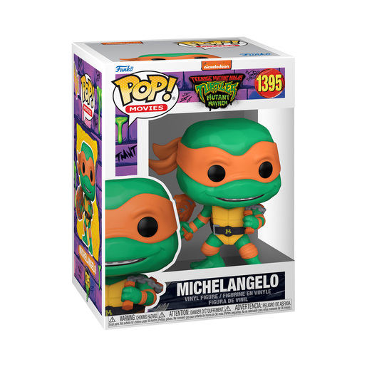 Image of Funko Pop! Movies Teenage Mutant Ninja Turtles Mutant Mayhem - Michelangelo Vinyl Figure