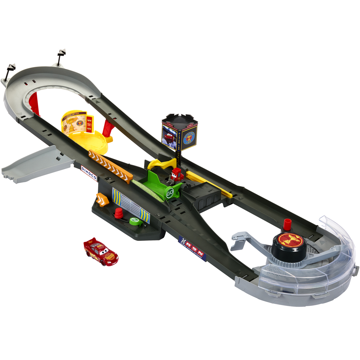 Disney Pixar Cars Piston Cup Action Speedway Playset The Entertainer