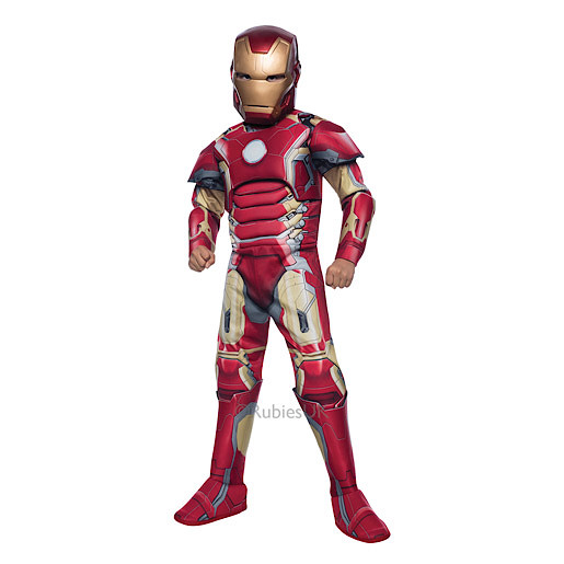 Marvel Avengers Age Of Ultron Deluxe Iron Man Costume 5 7 Years The Entertainer