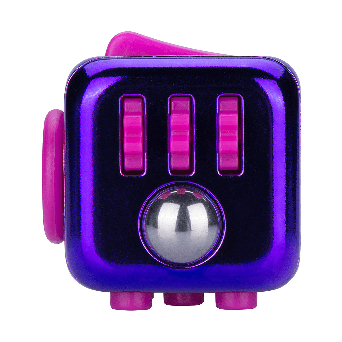 Fidget Cube Series 4 Purple Chrome The Entertainer