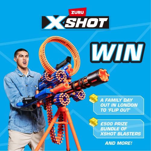 Zuru X-Shot - Win a family day out in London and £500 prize bundle of X-Shot Blasters and more!